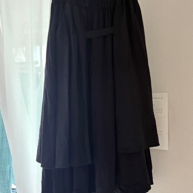 레이어드 롱 스커트