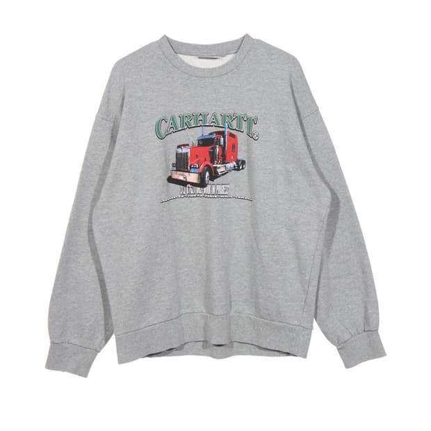 칼하트 프린팅 맨투맨 L