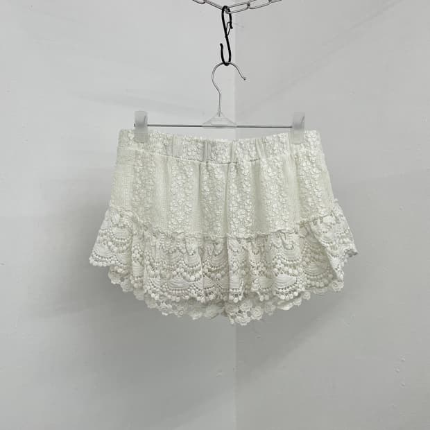 퓨어 레이스 캉캉 숏츠