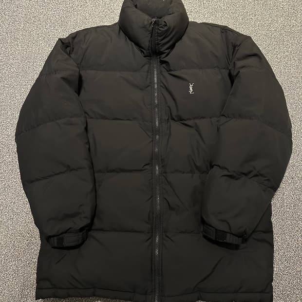 YSL 입생로랑 블랙 패딩 100