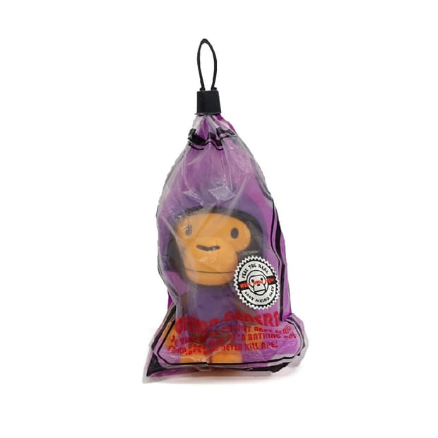 BAPE 베이프 마일로 큐브릭 침프 제너럴 아트토이 피규어 - 퍼플