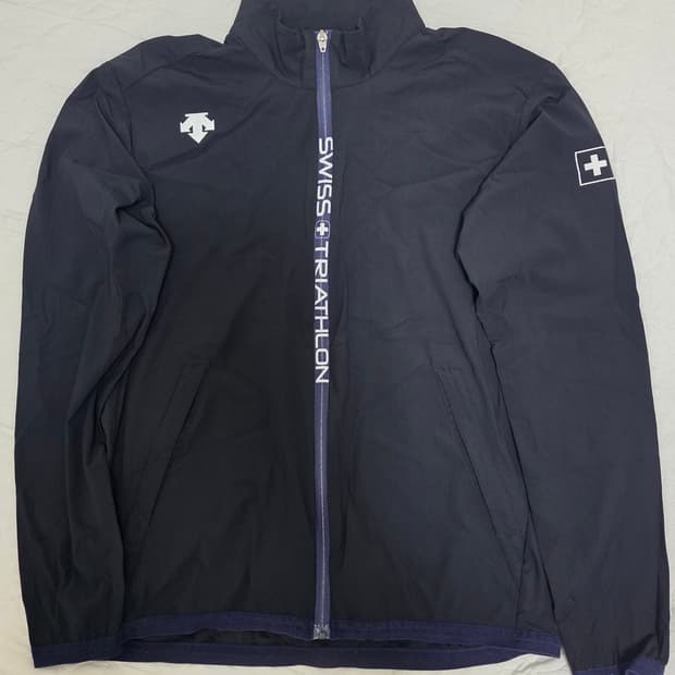 데상트 스위스 트라이애슬론 집업 자켓 L