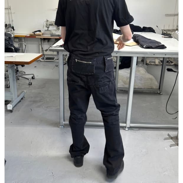 SIZE S) MPa BAG PANTS (BLACK)