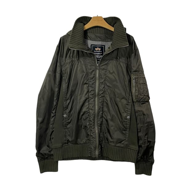 [ALPHA INDUSTRIES] 알파 인더스트리 후드집업 MA-1  