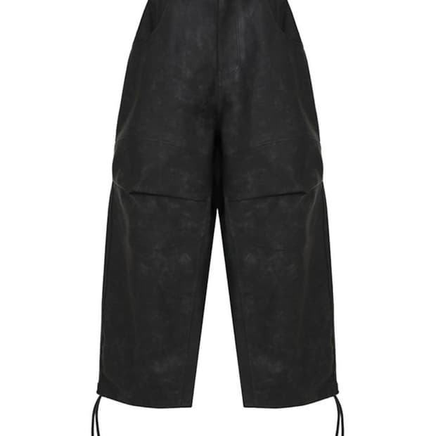 L) MJD 코인서울 3D 니 에코레더 팬츠