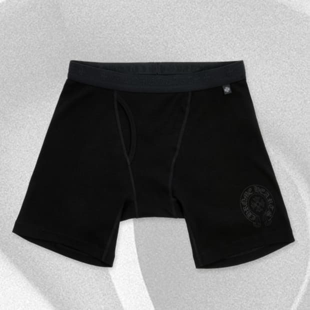 크롬하츠 복서 브리프 드로우즈 롱 블랙