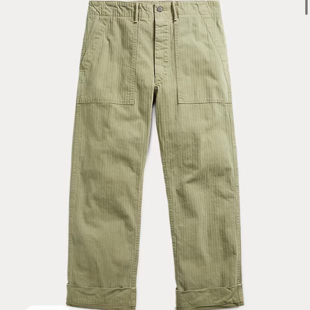 rrl 더블알엘 퍼티그 헤링본