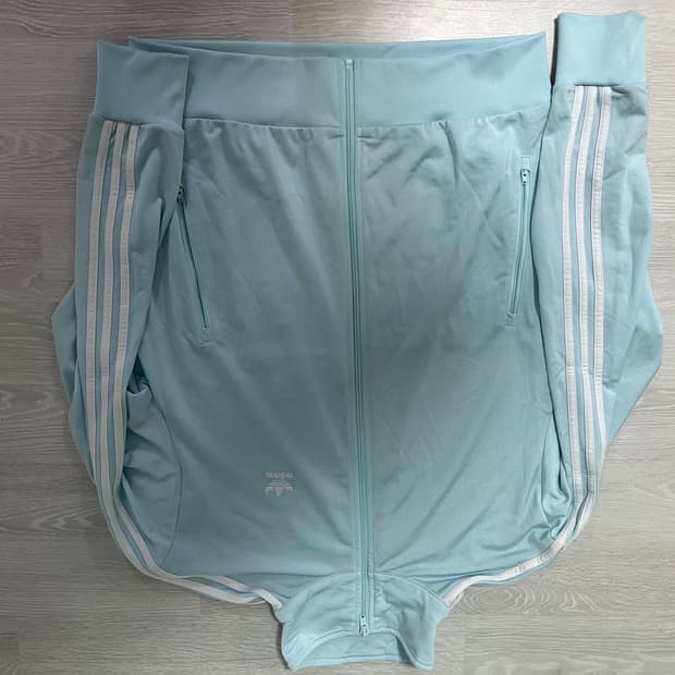 아디다스 하늘색 져지