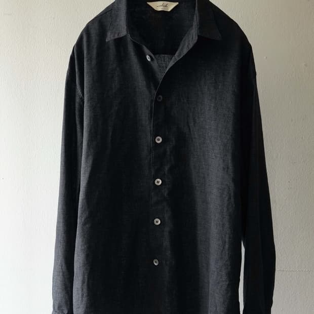 워드로브41 포엣오버셔츠 멜란지블랙 L