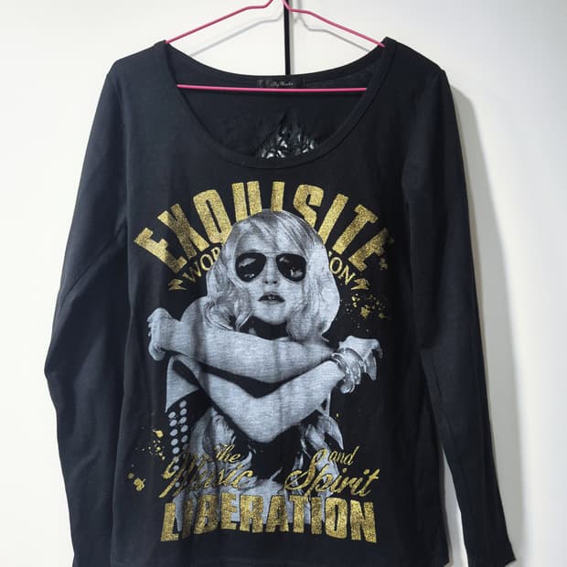  펑크 락 시크 시스루 y2k 빈티지 00s 롱슬리브