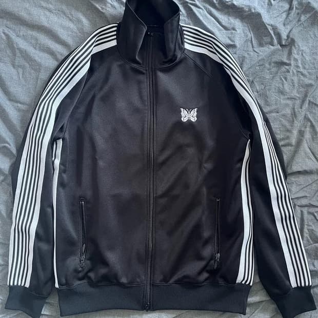 니들스 져지 트랙 자켓 블랙