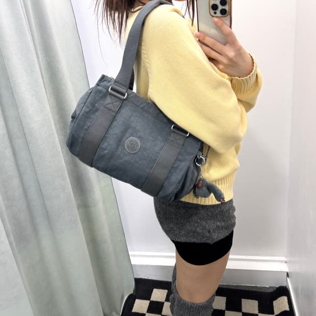 키플링 블루그레이 숄더백