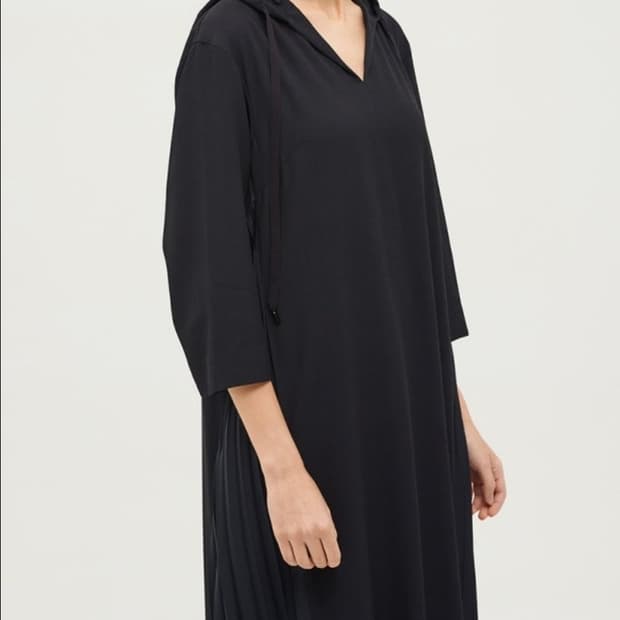 [F]한섬 타임 후드 롱 원피스