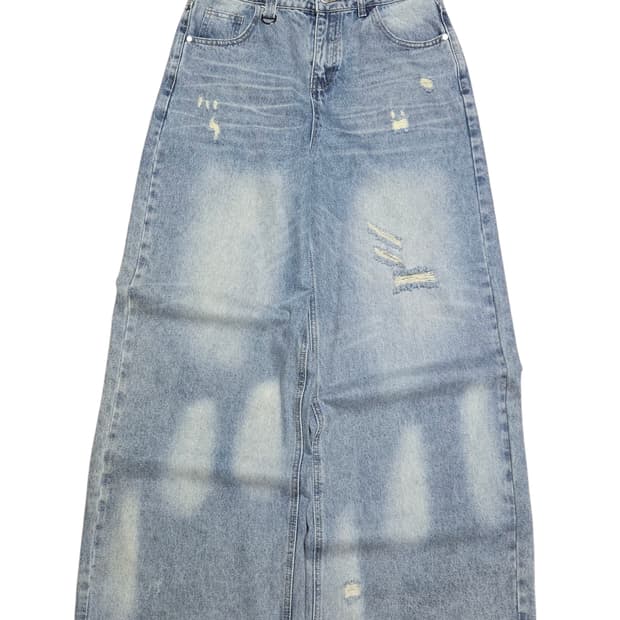 빈티지 D링 와이드 팬츠