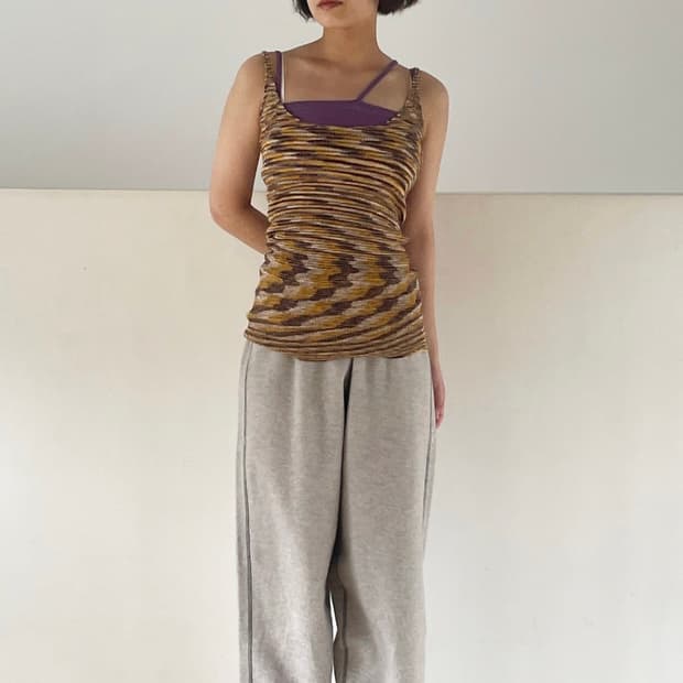 BASERANGE Fold Sweatpants Grey melange