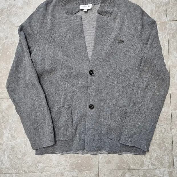 라코스테  코튼 남성 그레이 가디건 5