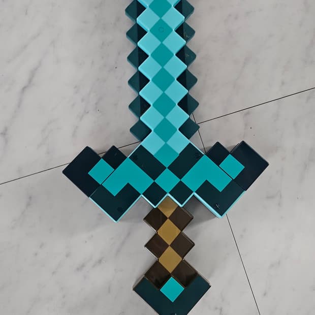 마인크래프트 다이아몬드 검 스티브의 유품