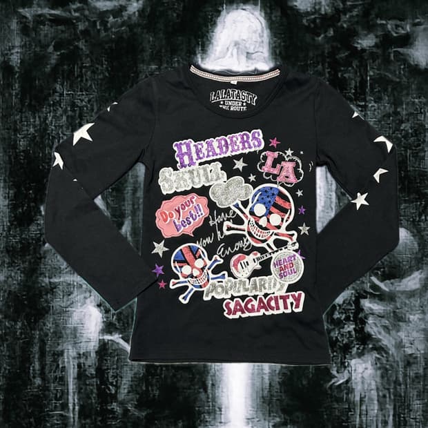 Kitch punk skull longsleeve