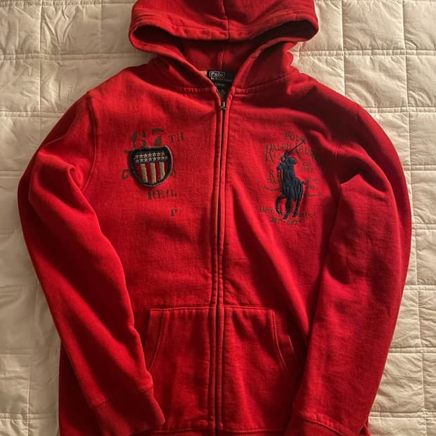 폴로 빅포니 후드집업