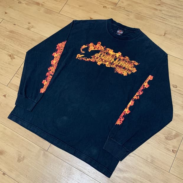 harley davidson flame sleeve