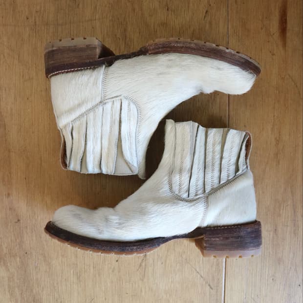 Eckhaus Latta ponyhair boots