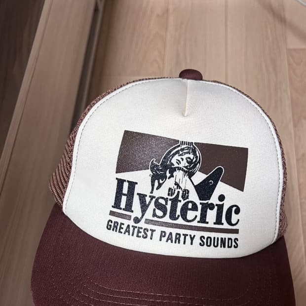 히스테릭글래머 기타걸 매쉬캡