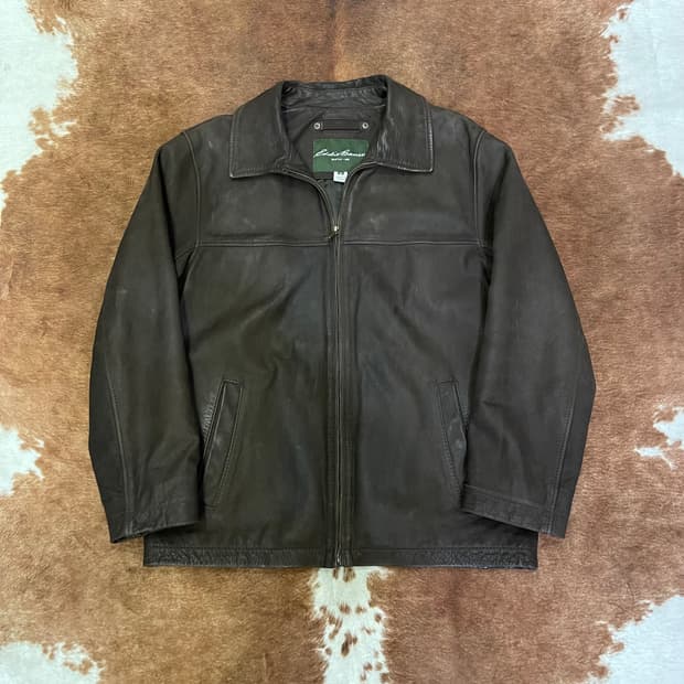 에디바우어 버팔로 레더 자켓