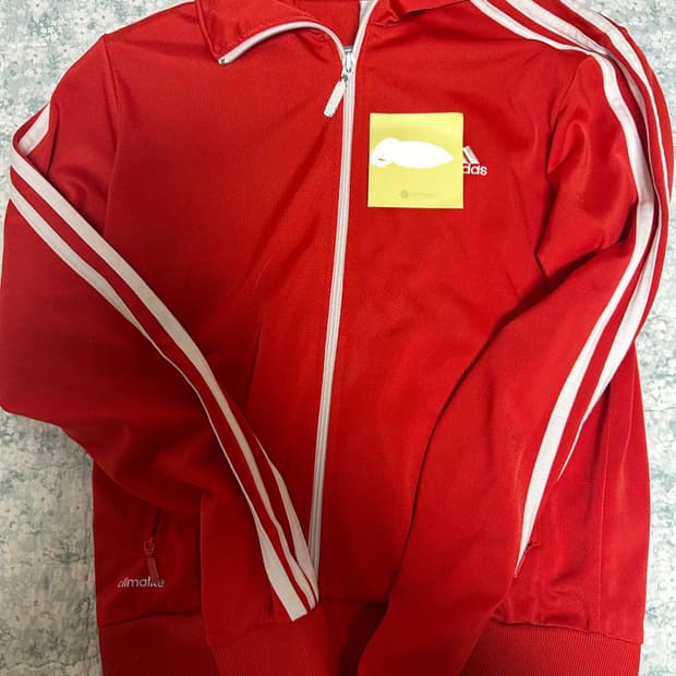 아디다스 대장 빨흰 져지