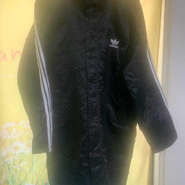 아디다스 올드스쿨 양털 롱패딩 빈티지 판매 합니다 !