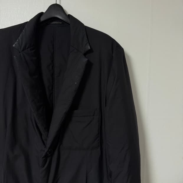 요지야마모토 뿌르옴므 패딩 다운 블레지어 자켓