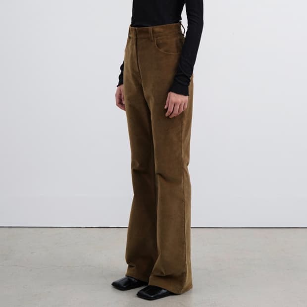 인사일런스 코듀로이 부츠컷팬츠 