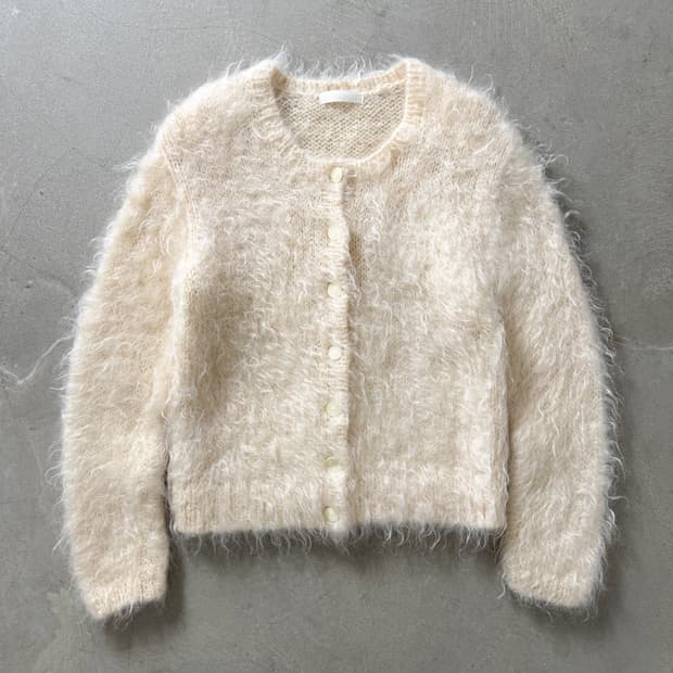 kaneko Isao Mohair Wool Sweater Cardigan