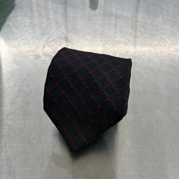 버버리 빈티지 체크 패턴 넥타이 9cm
