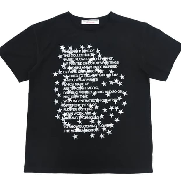 더뮤지엄비지터 star T-shirt black