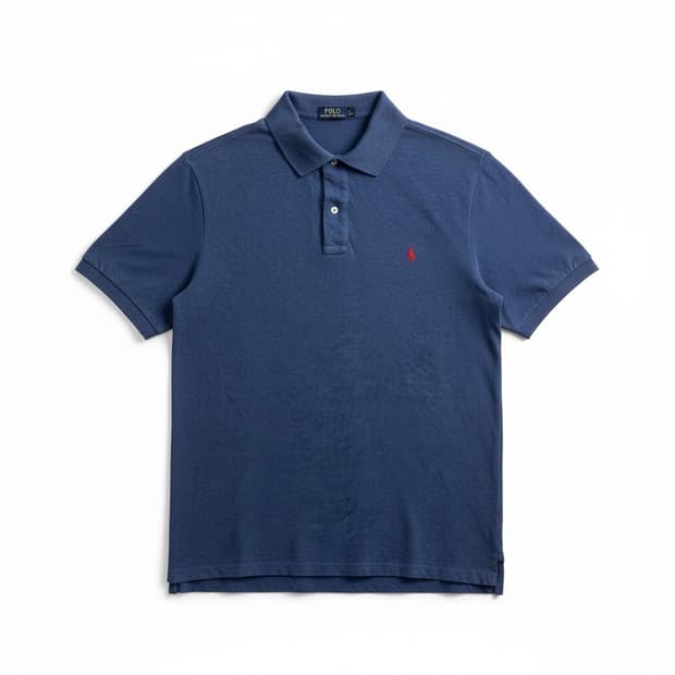 폴로 랄프로렌 반팔 카라티 네이비 XL