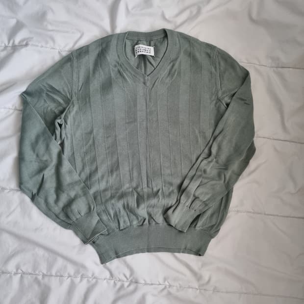 Martin margiela knit faded green M