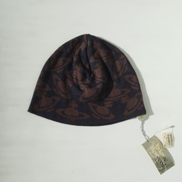 Vivienne Westwood ORB logo beanie