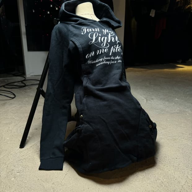 포켓 후드 원피스