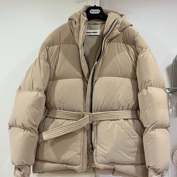 옌키옌키 미쉐린 패딩 샌드베이지