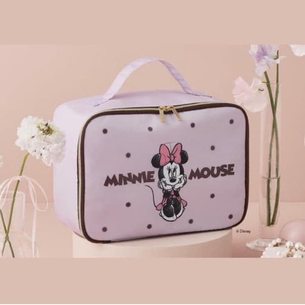 미니마우스 파우치 화장품 가방 내부포켓 사각 미키마우스친구