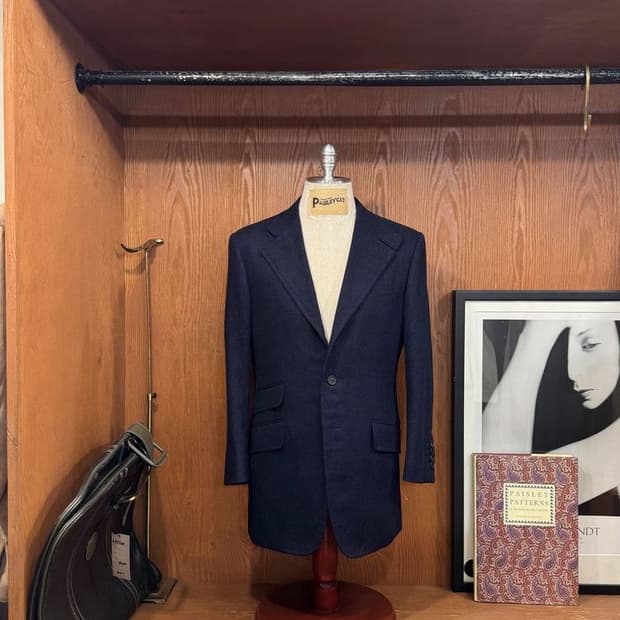 던힐 플란넬 자켓