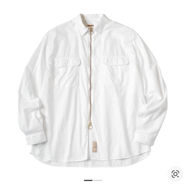 캐피탈 OX 드리즐러 워크 셔츠 화이트