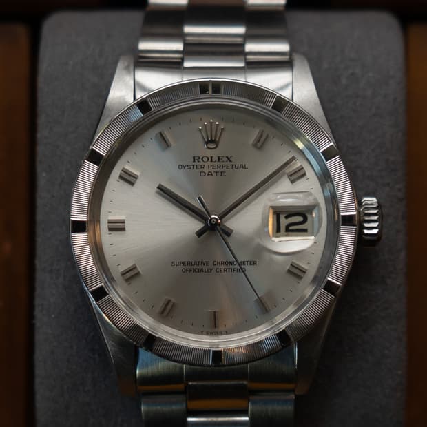 롤렉스 오이스터 퍼페츄얼 엔진턴베젤 1501 오토매틱 시계