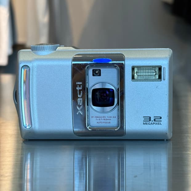 산요 작티 DSC-J1 실버 빈티지디카