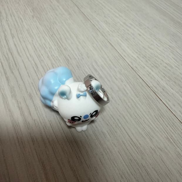 강아지 발자국 반지