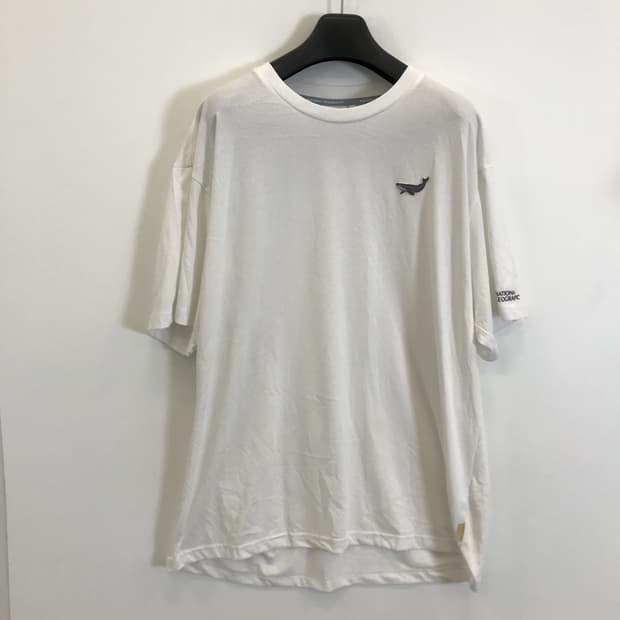 내셔널지오그래픽 고래자수 반팔 [3XL]