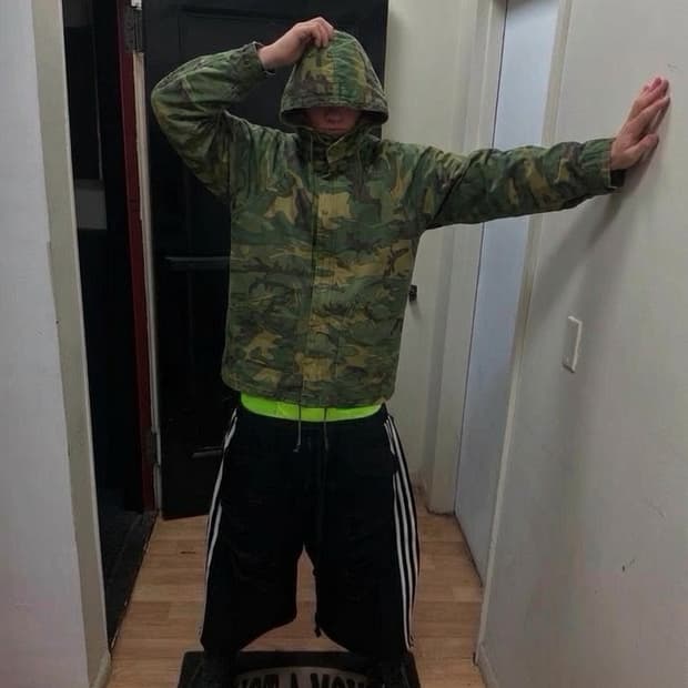 니들스 26ss 양면 후디드 카모 코튼 집업자켓