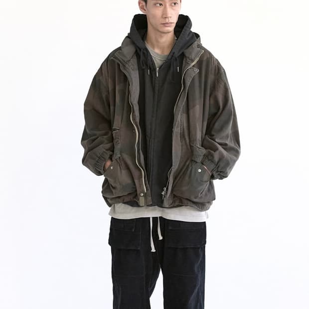 폴리테루 HVC 트랙자켓 카모 2사이즈 삽니다ㅜㅠ