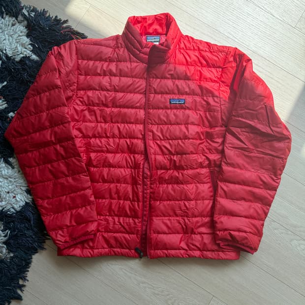 [M] 파타고니아 빈티지 경량패딩 레드