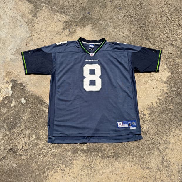 리복 NFL 시애틀 시호크스 빈티지 유니폼 져지 2XL